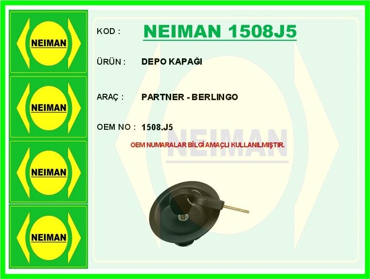 DEPO KAPAĞI PARTNER - BERLINGO