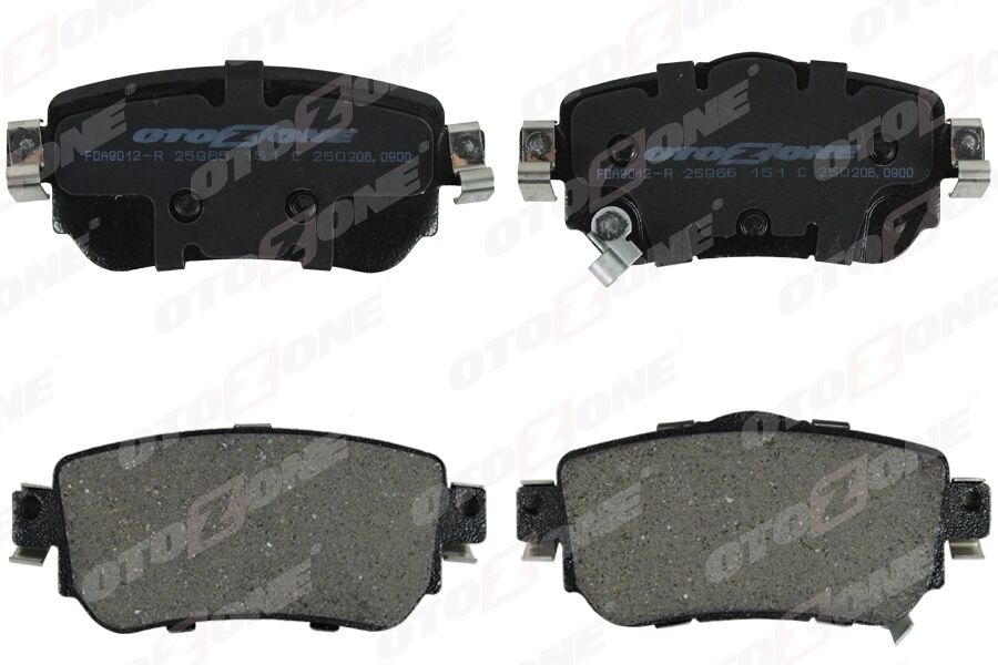ARKA FREN BALATA RENAULT KADJAR 15> KOLEOS II 18> / NISSAN QASHQAI 1.6L Dci R9M dizel 11-> / X-TRAIL 1.6L Dci T32 12-> - Aşınma ikaz soketli