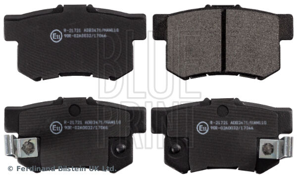 ARKA FREN BALATA HONDA CIVIC 1.6L D16 VTEC VTI 01-05 / 1.4L 1.6L 96-01 / 1.6L R16A2 VTEC SEDAN 06-> / ACCORD 2.0L F20 90-98 / LEGEND 3.2L 91-96 / SUZUKI SX4 1.6L M16A RW416 05->