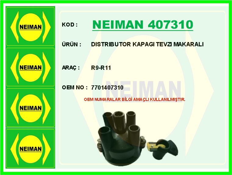 DISTRIBUTOR KAPAGI TEVZI MAKARALI R9-R11
