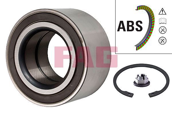 ON TEKER RULMANI KIT FOCUS III 11>17 KUGA I-II 08>14 YENI CONNECT 14> ABS LI