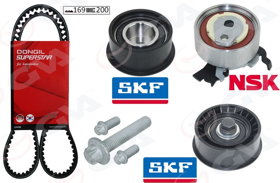 EKSANTRİK GERGİ KİTİ 169x200 ASTRA F-CORSA B-VECTRA B 1.4i-1.6i-1.8i 16V X14XE-X16XEL-X18XE