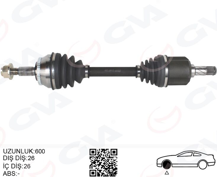 KOMPLE AKS SOL V40 I 2.0 T 00>03 S40 I 2.0 T 97>03 OTOMATİK ŞANZIMAN