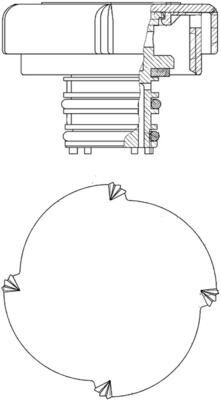 RADYATOR KAPAGI BMW E30 E34 E36 E38 E39 E46 E60 E65 E83 E53 . LAND ROVER DISCOVERY LJ L318 RANGE ROV ER P38A L322