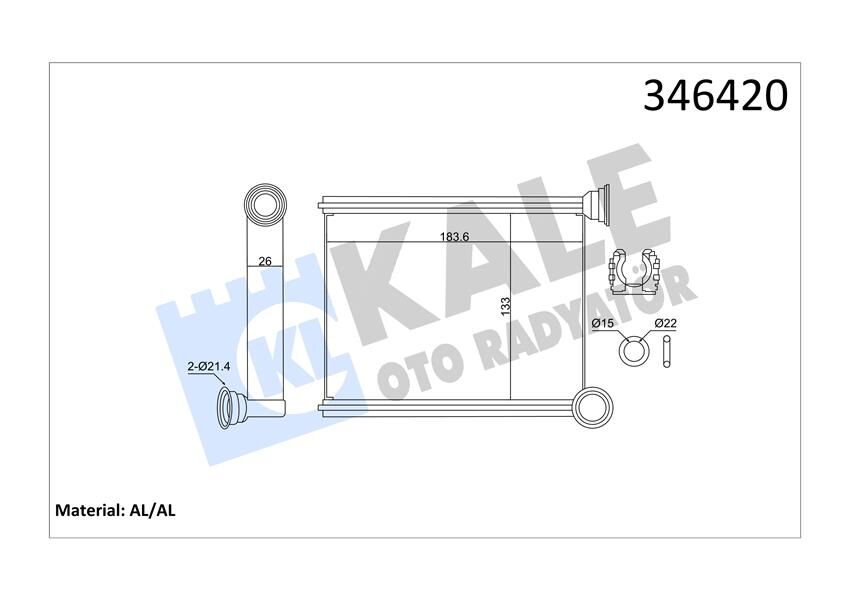 KALORİFER RADYATÖRÜ CLIO IV-LOGAN II 13 >