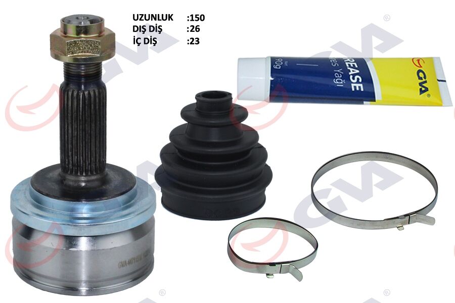 AKS KAFASI DIŞ TOYOTA AURIS. COROLLA 1.33L 1NR-FE NRE150 10-> 1.6L ZRE151 ZZE150 07-> 1.4L 1NDTV NDE150 07-> AVENSIS 1.6L ZRT270 09-> / VERSO 1.6L ZGR20 09 -> ABS li 26x23x61.2 - ABS 48 diş