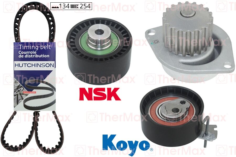 DEVİRDAİMLİ EKSANTRİK GERGİ KİTİ P206-207-307-308-PARTNER-C2-C3-C4-XSARA-BERLINGO 1.6-1.6 16V TU5JP4 DFM SUCCE 1.6 16V 09-13 TU5JP4