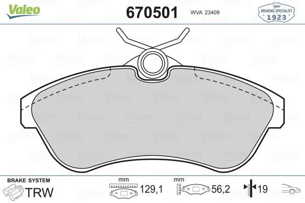 ÖN FREN BALATASI CITROEN C2 06>09 C3> 03>10