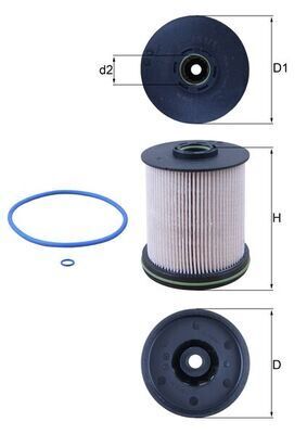 KX491D YAKİT FİLTRESİ ASTRA K 1.6 CDTİ 15 > B16DTE-B16DTH-B16DTI