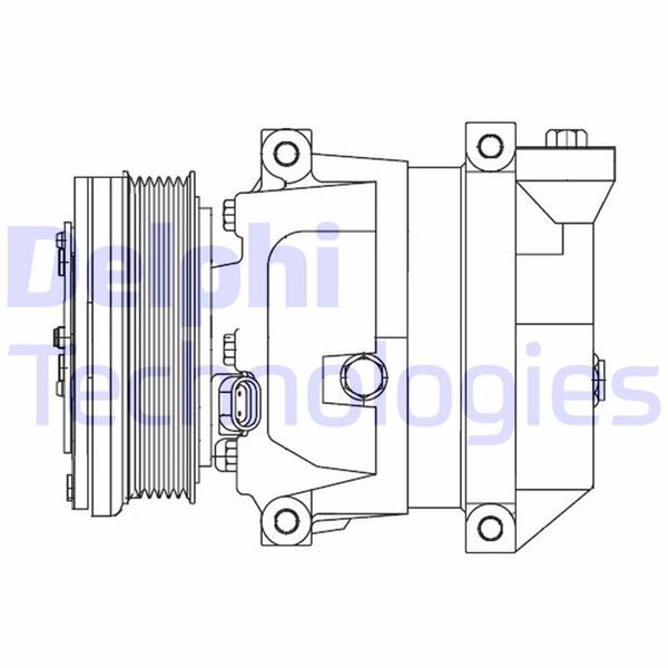 KLİMA KOMPRESÖRÜ CHEVROLET AVEO 1.2 08> KALOS 1.2 05> 106mm