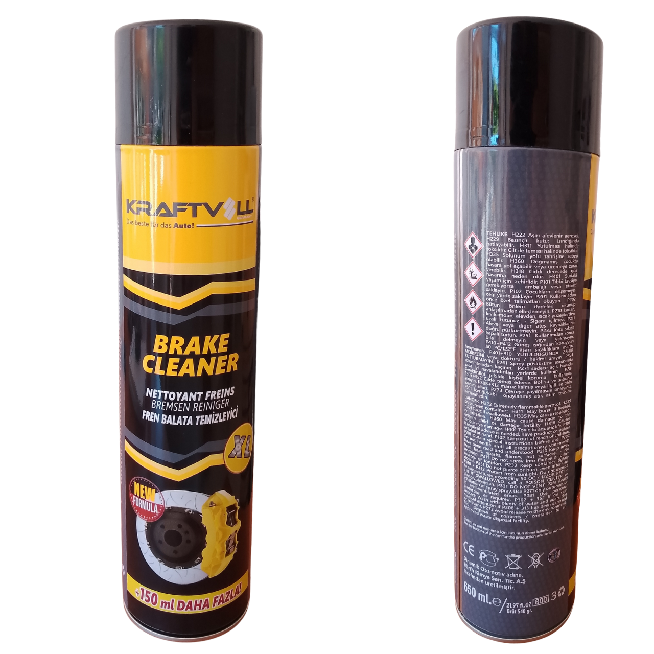 Fren Balata Temizleme Spreyi XL 650 ML Kraftvoll Marka