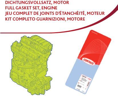 MOTOR TAKIM CONTA KOMPLE P306-P406-P605-XSARA-XM-XANTIA-EVASION-ULYSSE 2.0 XU10 430442P