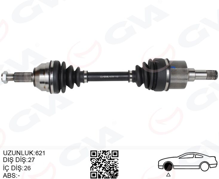 ÖN AKS KOMPLE SOL FORD MONDEO I -II 1.6- 1.8 - 2.0 93>00