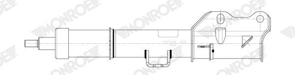 AMORTISOR ON GAZLI MERCEDES VITO W447 14>