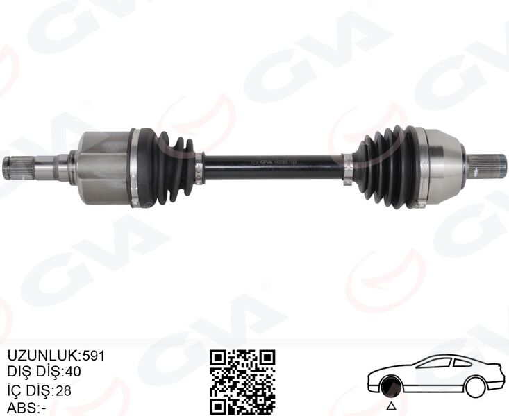 ÖN AKS KOMPLE SOL FORD MONDEO IV 2.0 TDCI 07>14 OTOM.