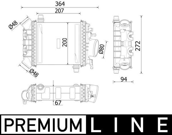 TURBOSARJ RADYATORU MERCEDES M276 W205 C218 W212 W213 C253 W166 W222 C217 R231