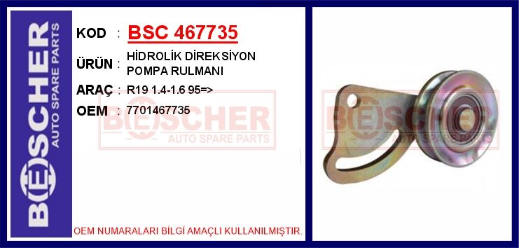 HİDROLİK DİREKSİYON POMPA RULMANI R19 1.4-1.6 95 >