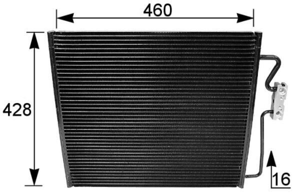KLIMA RADYATORU BMW M51 M52 M60 M62 M73 E38