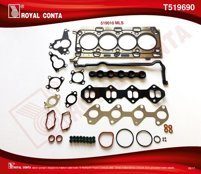 ÜST TAKIM CONTA LGN II-III 150 HP -TRAFIC II 90/115 HP 2.0 DCI M9R MOTOR REINZ SUBAP LASTİKLİ