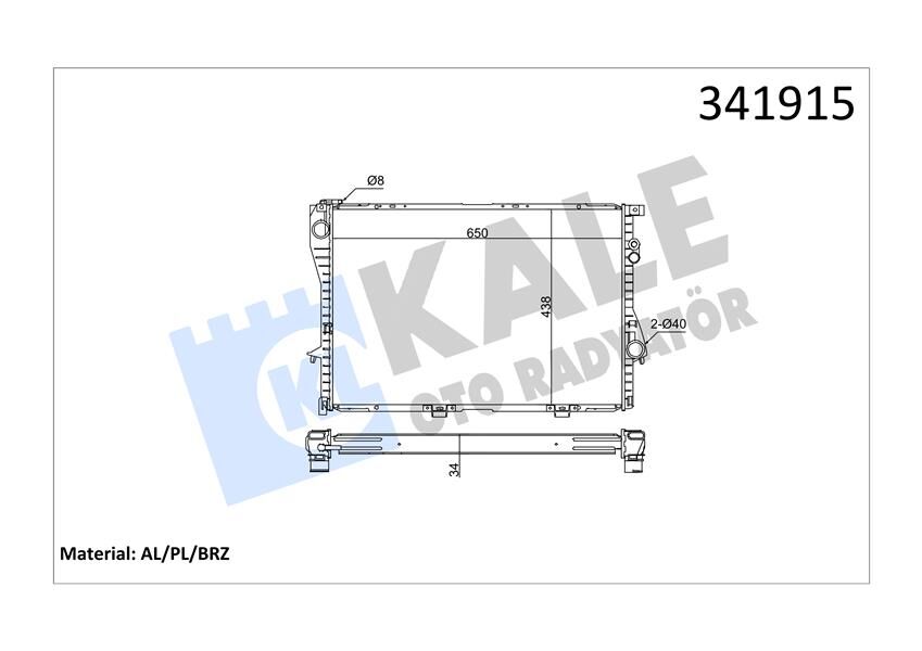 MOTOR SU RADYATORU BMW M52 M60 M62 M73 E39 E38 KLIMALI