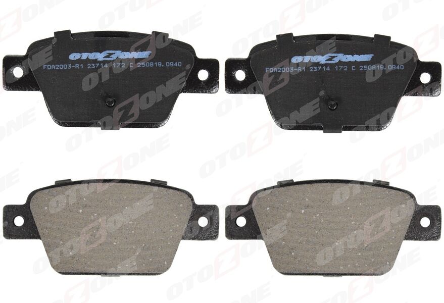 ARKA FREN BALATASI FIAT STILO 02> LINEA 07> BRAVO II 07>14 ALFA ROMEO MİTO 08> MULTIPLA 99> klipsli