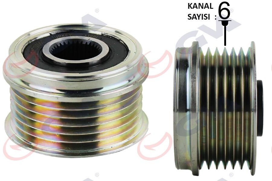 ALTERNATÖR KASNAĞI ASTRA H-COMBO C-CORSA C-D-MERIVA 1.3 CDTI-DOBLO-GRANDE PUNTO-LINEA 1.3 MTJ