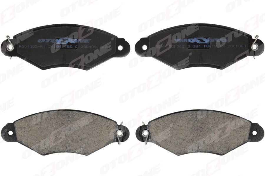 ÖN FREN BALATASI RENAULT KANGOO 97> CLIO SYMBOL I 98> CITRO N XSARA 97>02 PEUGEOT 306 96>01 civata takımlı