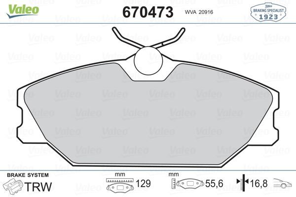 ÖN FREN BALATASI RENAULT MEGANE 99> LAGUNA 95> SCENIC 99> LOGAN 06> SAFRANE 96>00