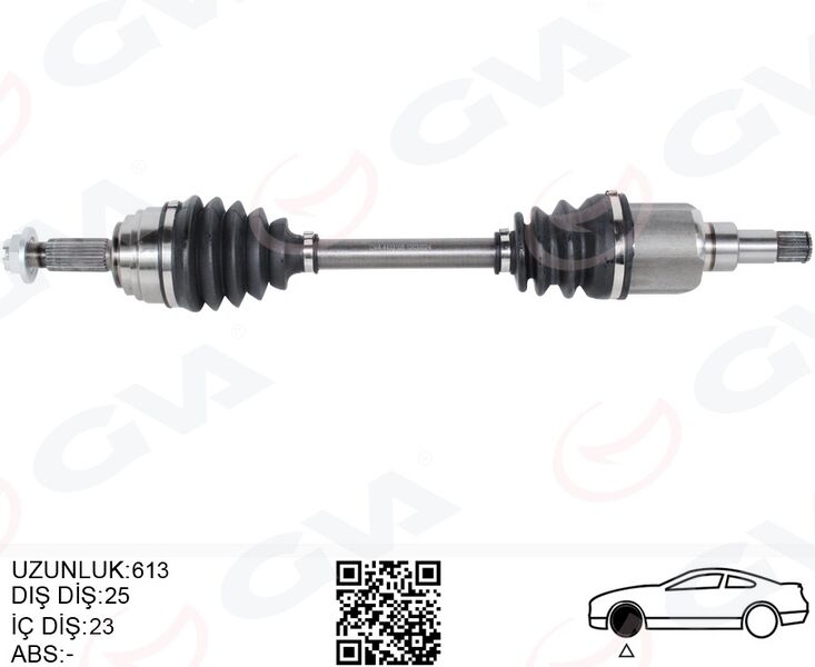 ÖN AKS KOMPLE SOL FORD YENI COURIER 17>1.5-1.6 TDCI -1.0 ECOBOOST