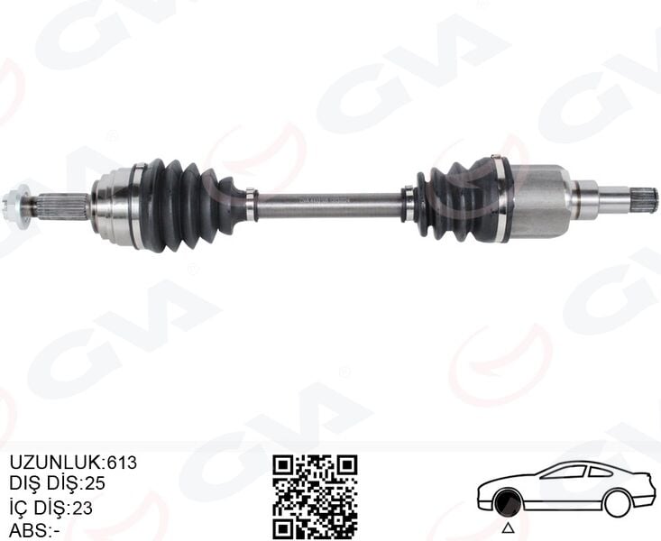 ÖN AKS KOMPLE SOL FORD YENI COURIER 17>1.5-1.6 TDCI -1.0 ECOBOOST