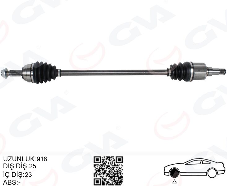 ÖN AKS KOMPLE SAĞ FORD YENI COURIER 17> 1.5-1.6 TDCI -1.0 ECOBOOST