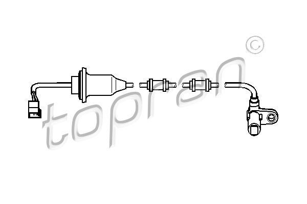ABS SENSORU ARKA SAG MERCEDES S-CLASS W220 C215