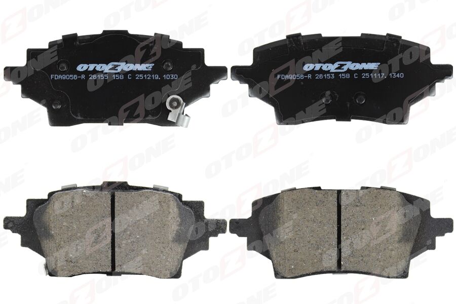 ARKA FREN BALATA TOYOTA COROLLA 1.2L 8NRFTS NRE210 19-> / 1.6L 1ZR-FAE ZRE210 19-> / 1.8L 2ZR-FXE Hybrid ZWE211 19-> / 1.5L M15A-FKS MZEA11 21->