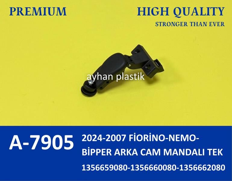 ARKA CAM MANDALI TEK FIAT FİORİNO 07>24 PSA NEMO-BİPPER