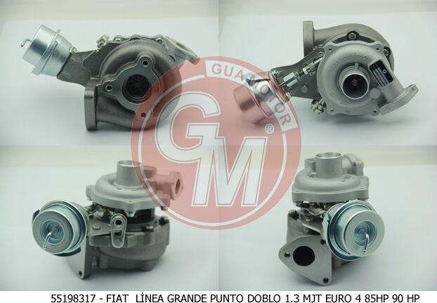 TURBO ŞARJ FIAT DOBLO LİNEA GRANDE PUNTO EVO 1.3 MJT OPEL CORSA EURO 4 85HP 90 HP