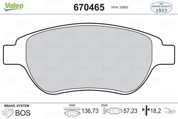 ÖN FREN BALATASI PEUGEOT P207 06> P307 00> PARTNER 03> CITROEN BERLINGO 00> C3 02> C4 04> XSARA 00> FIAT DOBLO 01>