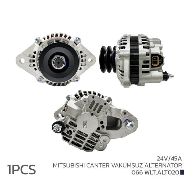 ALTERNATÖR SARJ DİNAMOSU 24V 45A MITSUBISHI CANTER VAKUMSUZ