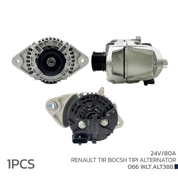 ALTERNATÖR SARJ DİNAMOSU 24V 80A RENAULT TIR BOSCH TIPI