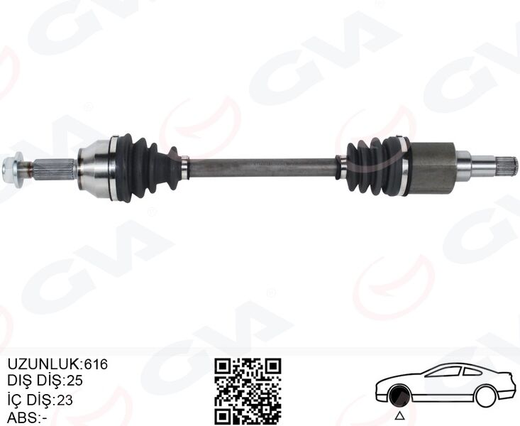 ON AKS KOMPLE SOL FORD TRANSİT COURIER 1.5 -1.6 TDCİ 14>