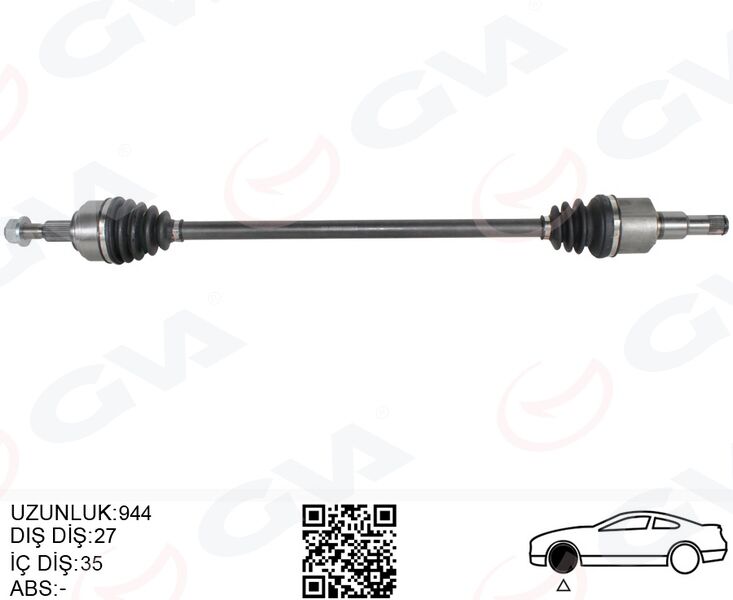 ÖN AKS KOMPLE SAĞ FORD YENI FOCUS IV 17> SANZ. OTOMATIGI 8 VITES 1.5L DURATORQ-TDCI