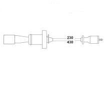 BUJİ KABLOSU MITSUBISHI OUTLANDER 2.0L 4G63 DOHC CU2W 02-06 - 2 kablolu set