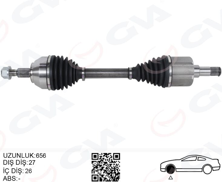 ON AKS KOMPLE SOL KUGA I 08>13 2.0 TDCI