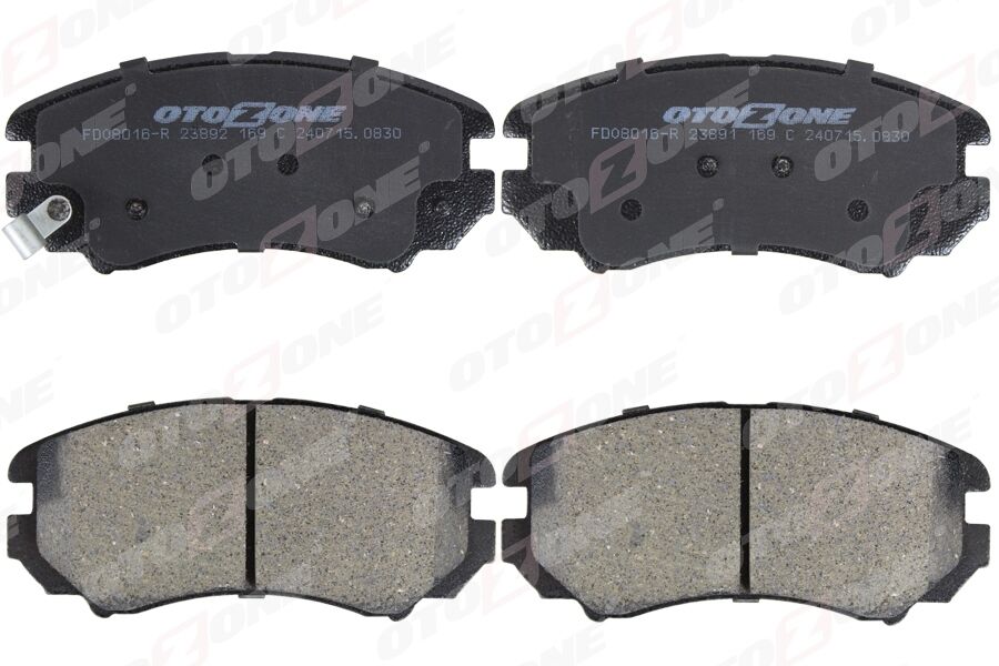 ÖN FREN BALATA HYUNDAI SONATA 2.0L CRDİ 98-04 2.0L VVTİ GLS 05-> / SANTAFE 2.0L D4EA CRDİ 04-> / TUC SON 2.0L D4EA CRDİ 04-10 / KIA SOUL 1.6L CVVT 09-> / SPORTAGE 2.0L CRDİ 04->