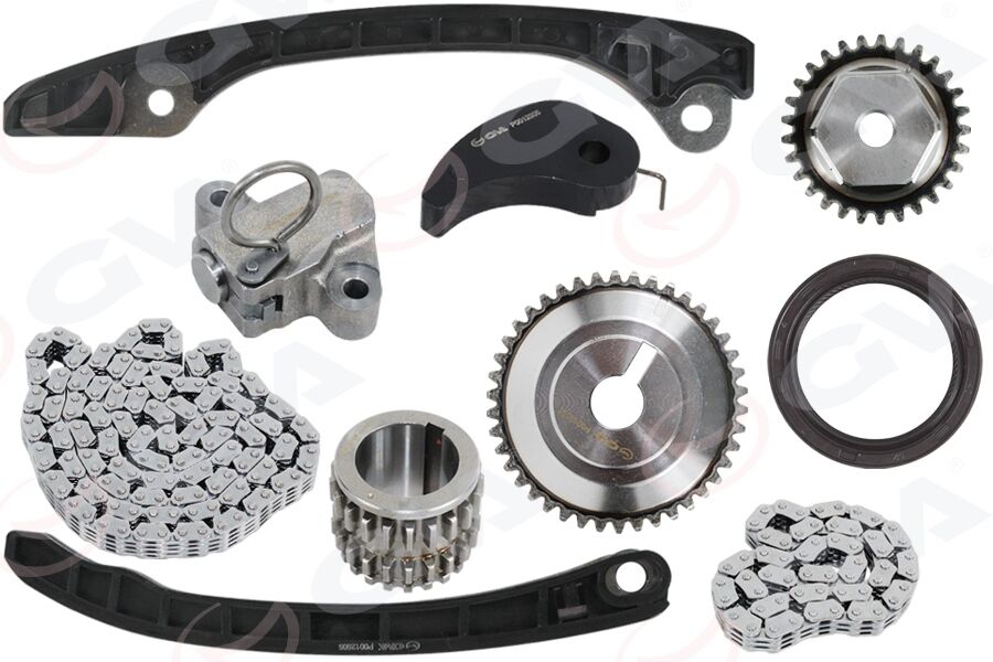EKSANTRİK ZİNCİR SETİ NISSAN JUKE 1.6L HR16DE 4 enjektörlü F15E 06-> / NOTE 1.6L HR16DE 06-> / QAS HQAI 1.6L HR16DE J10 06-13 10 PARÇA