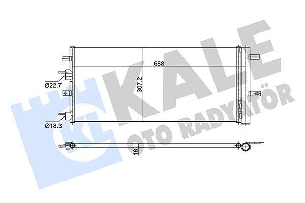 KLIMA RADYATORU KONDANSER MONDEO 14> 1.0-1.5 ECOBOOST 1.5 TDCI 2.0 TDCI