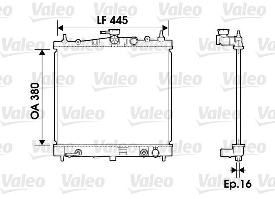 RADYATÖR NISSAN MICRA 1.2L 1.3L 1.4L CR12DE CR14DE CG12DE CGA3DE K12 02-09 / NOTE 1.6L HR16DE E11 06 -12 - OTOMATİK VİTES