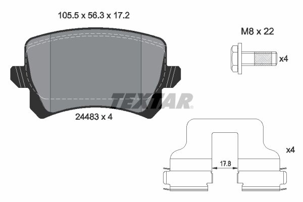 ARKA BALATA CADDY-TIGUAN-PASSAT-A6-Q3 11 >