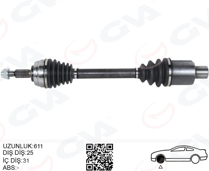 ON AKS SAG KOMPLE DACIA DUSTER 10> 4X4 6İLERİ