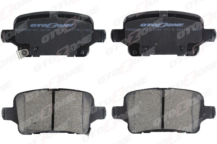 ARKA FREN BALATASI OPEL ASTRA K 1.0-1.4-1.4T-1.6T-1.6 CDTI 16>22 106.5x46.3x16.6 METAL İNDİKATÖRL Ü