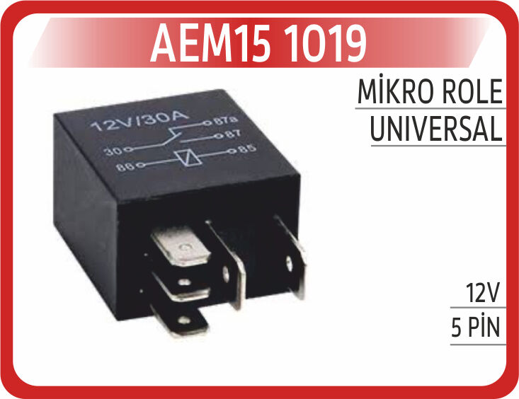 MİKRO ROLE 12V 5PİN
